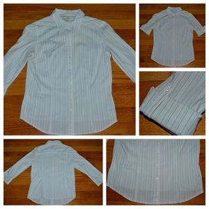 Women’s Ann Taylor Factory button down, size medium petite MP Medium Petite